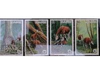 Zaire (Congo) - fauna WWF, okapi