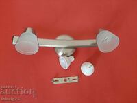 Lamp for Ceiling/Chandelier/Spot with two heads with LED bulbs