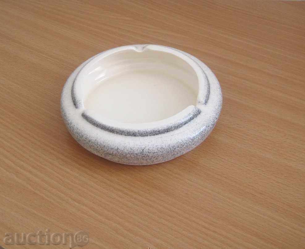 New porcelain ashtray