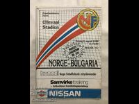 Fotbal Norvegia Bulgaria 1988