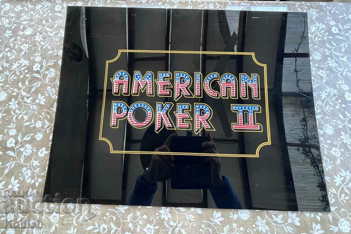 Πίνακας ηλεκτρονικού παιχνιδιού American Poker 2