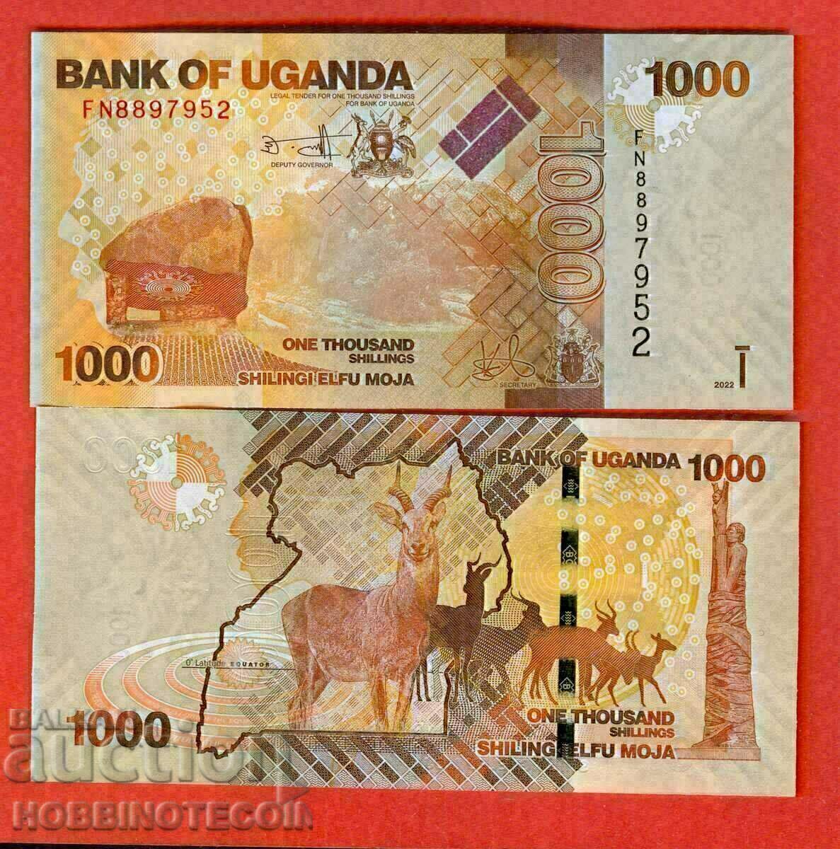 UGANDA UGANDA 1000 - 1000 τεύχος - τεύχος 2022 NEW UNC