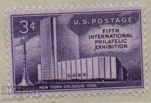 1956. САЩ. Пета международна филателна изложба.
