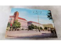 Пощенска картичка Плевен Изглед от центъра на града