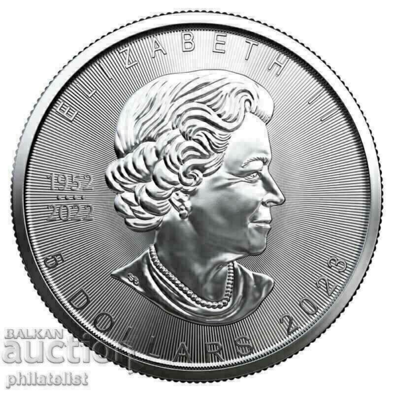 Canada 2023 - 5 Dollars - Maple Leaf - 1 OZ Silver Coin