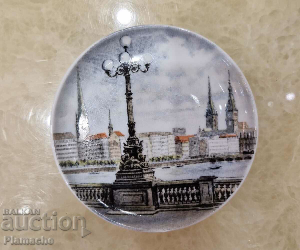 Porcelain coaster for a cup Kaiser Germany