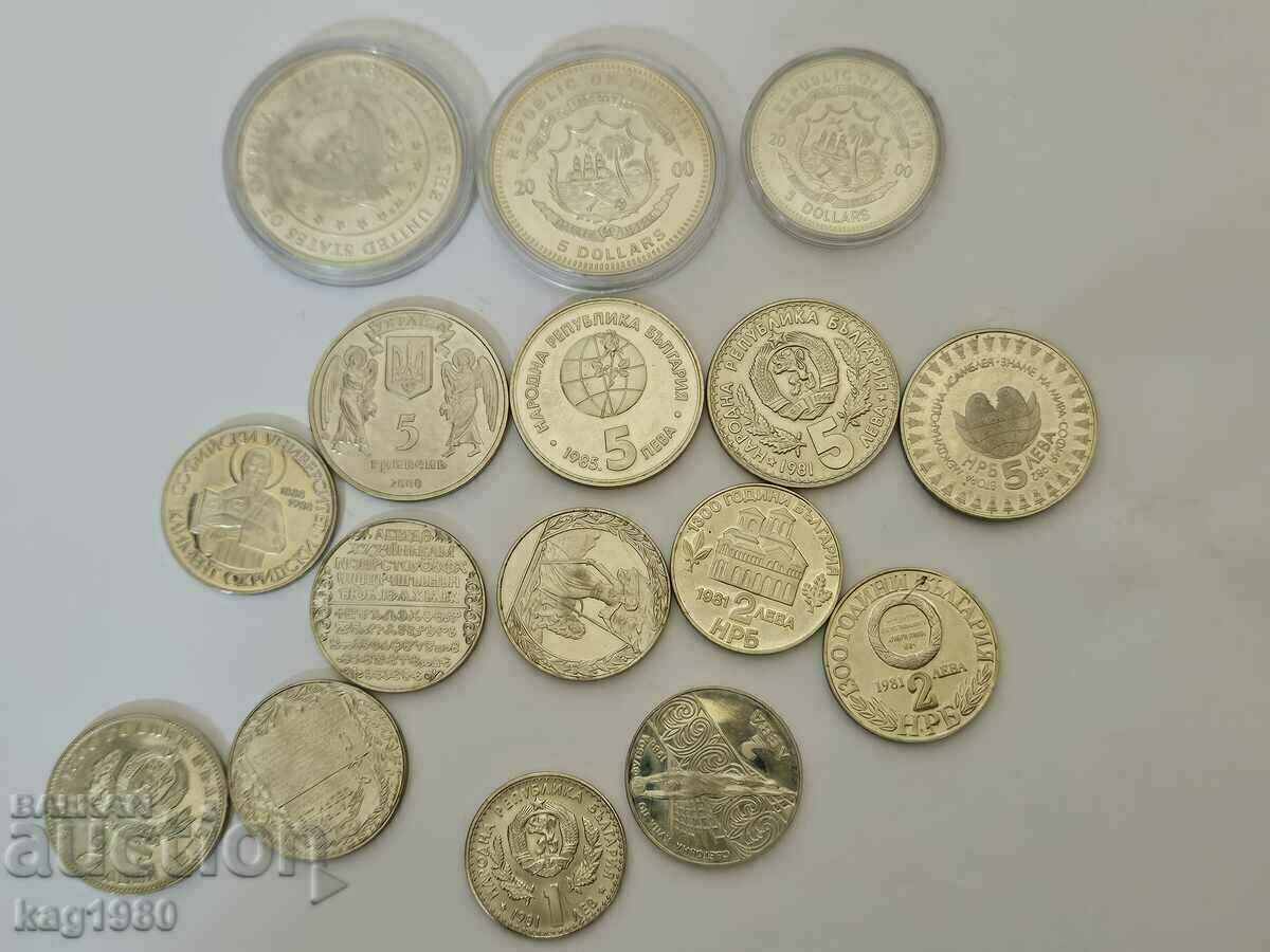 LOT OF ANNIVERSARY COINS COIN 16 PIECES ( M14 )