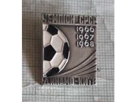 Badge - Dynamo Kyiv USSR Football Champion 1966 1967 1968