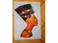 картичка - Египет ( статуята на Нефертити )
