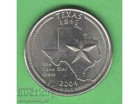 (¯`'•.¸ 25 cents 2004 P USA (Texas) .•'´¯)