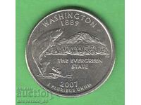 (¯`'•.¸ 25 cents 2007 P USA (Washington) .•'´¯)