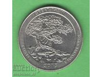 (¯`'•.¸ 25 cents 2013 D USA (Great Basin) ¸.•'´¯)