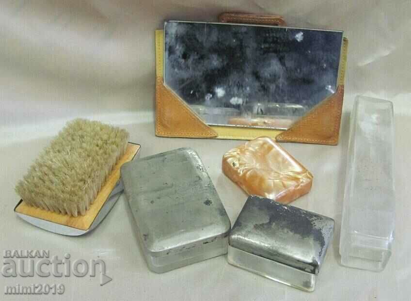 Delivery of Vintich Cosmetic Leather Men's Toiletry Bag Delivery of Vintich Cosmetic Leather Men's Toiletry Bag