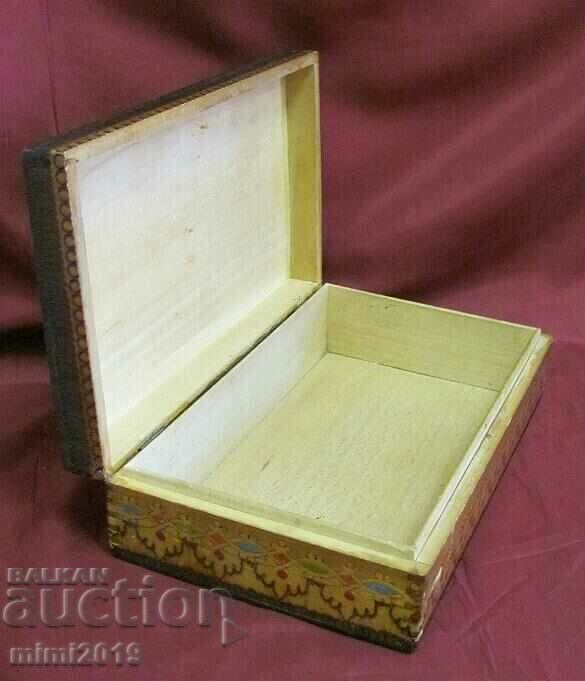 19th Century Wooden Jewelry Box - 5 19th Century Wooden Jewelry Box - 5
