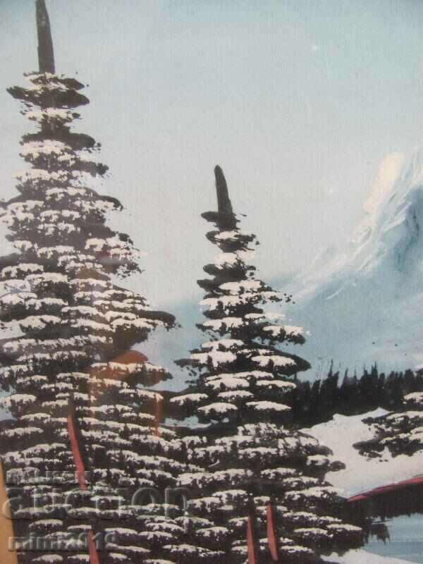 Delivery of Old Painting Watercolor Delivery of Old Painting Watercolor