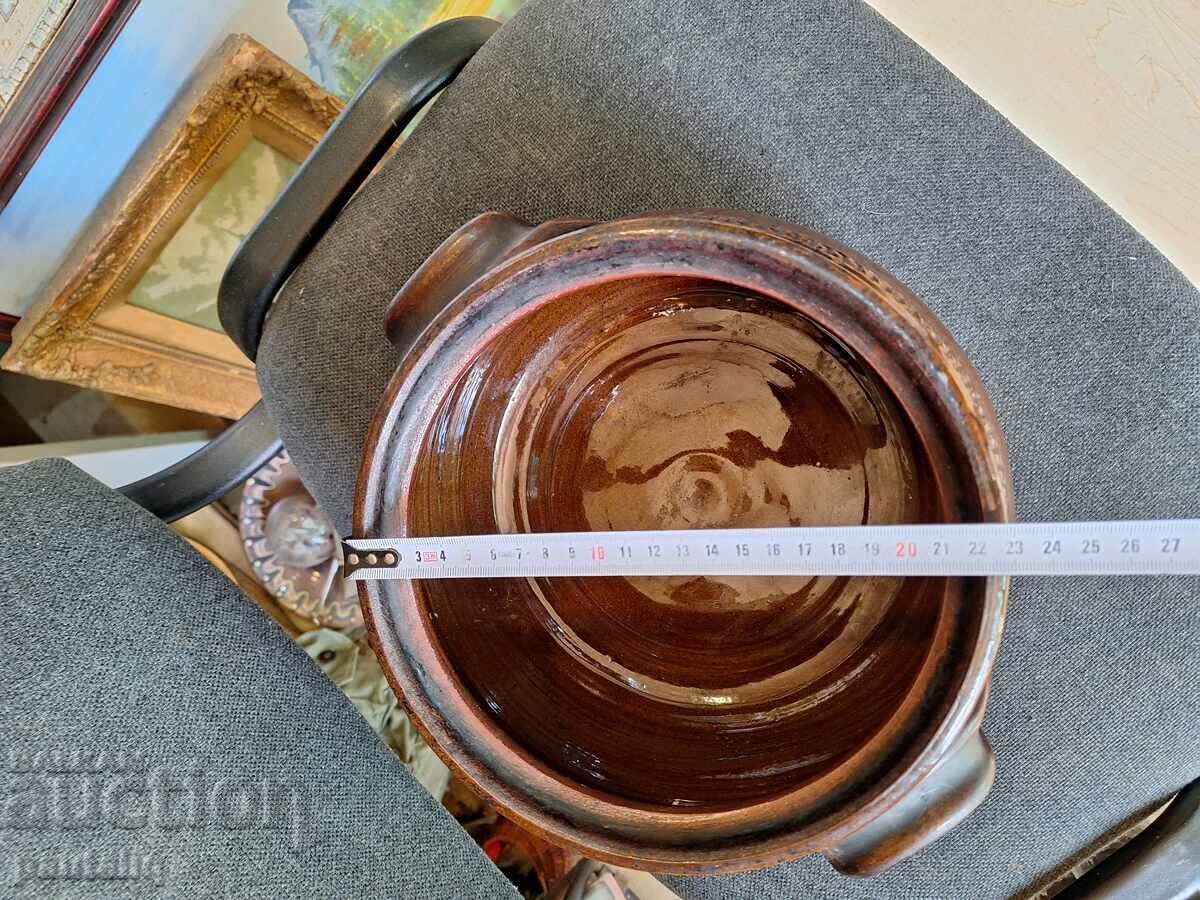 OLD CUTTER POT CERAMIC - 5 OLD CUTTER POT CERAMIC - 5