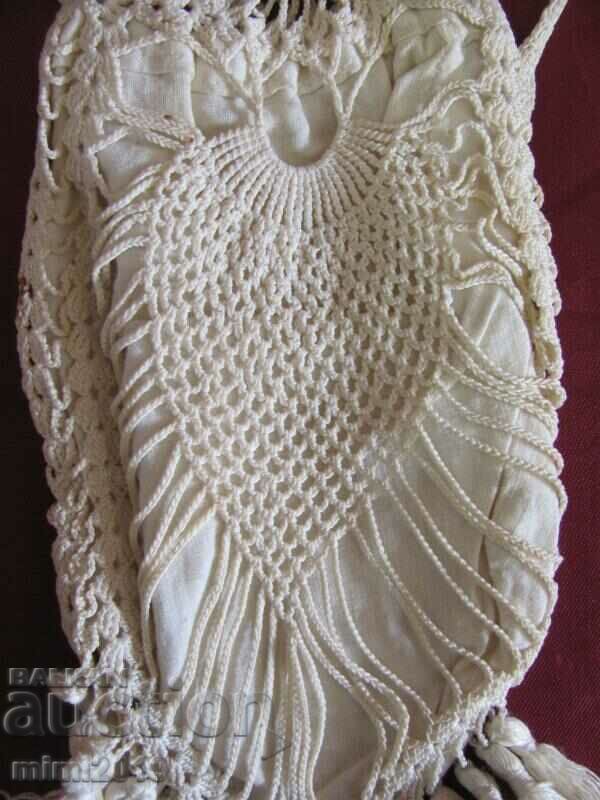 30 Hand Knitted Dress and Purse Collars - 5