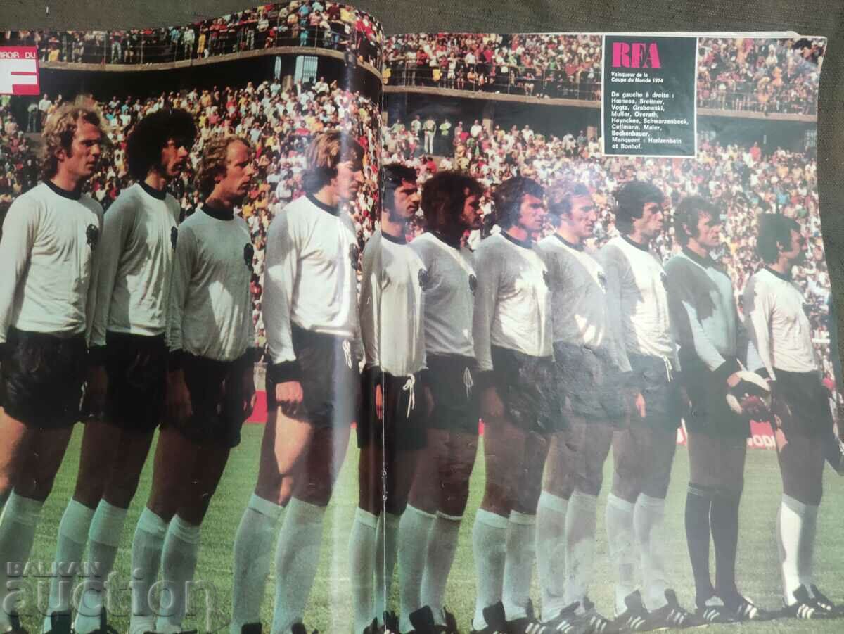 football magazine Miroir du Football No. 222 / 1974 Mundial - 6 football magazine Miroir du Football No. 222 / 1974 Mundial - 6