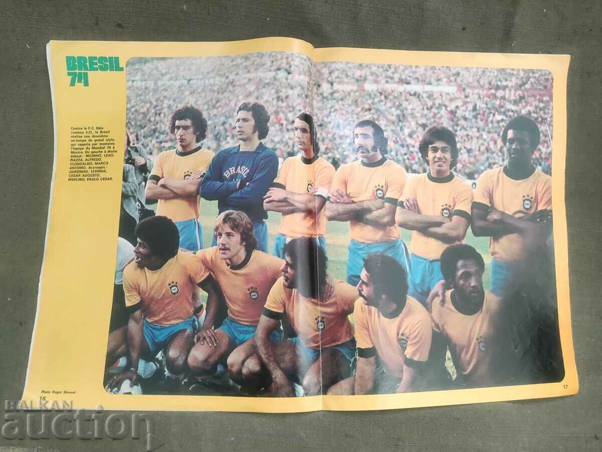 Auction football magazine Miroir du Football No. 219/ 1974 Mundial Auction football magazine Miroir du Football No. 219/ 1974 Mundial