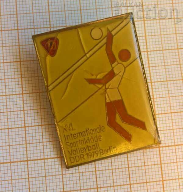 GDR sport volleyball badge