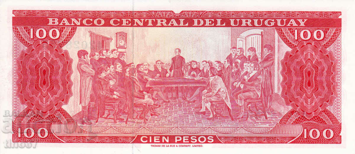 Auction tino37- URUGUAY - 100 PESOS - 1967 - UNC Auction tino37- URUGUAY - 100 PESOS - 1967 - UNC