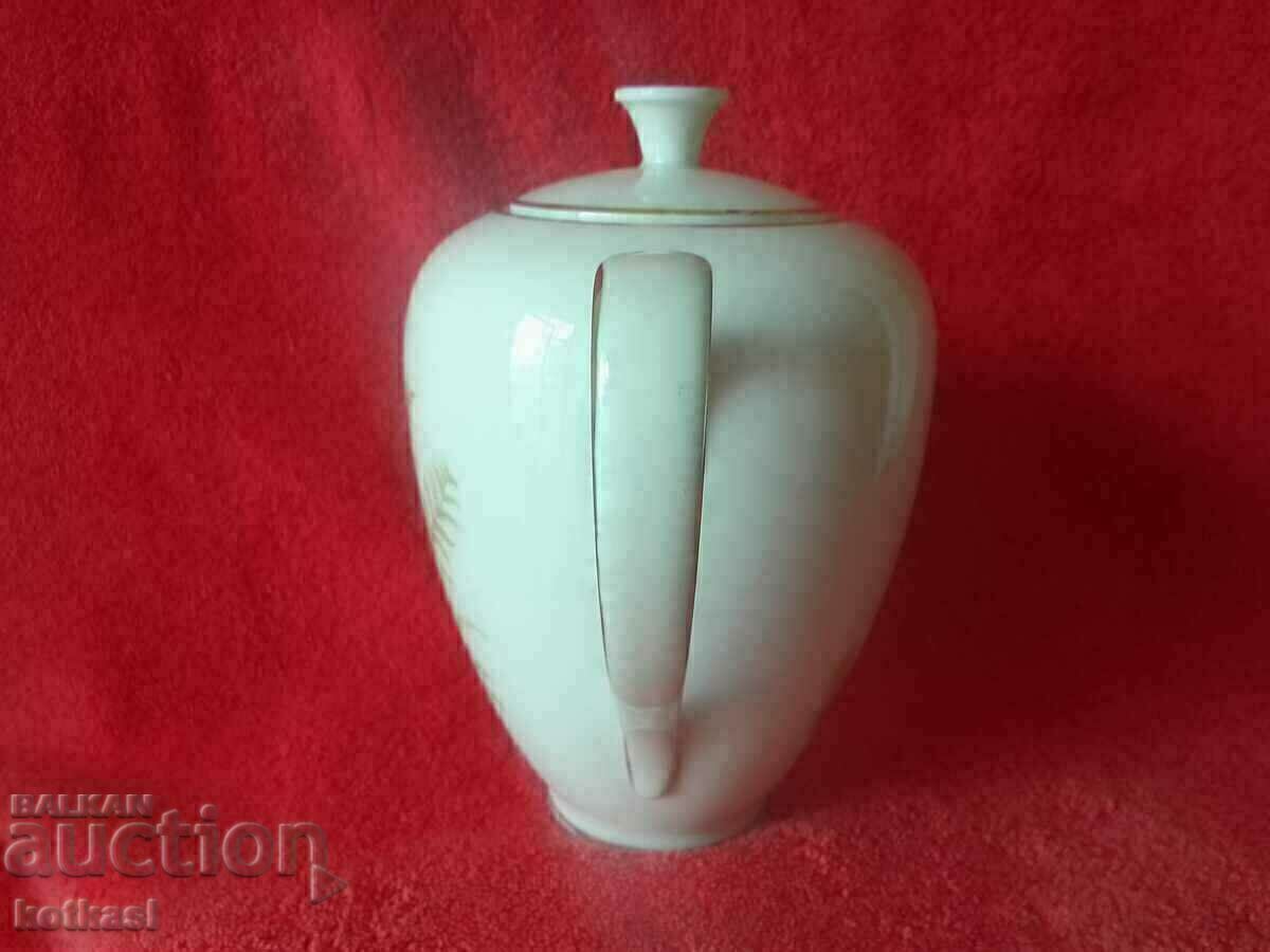 Auction Old porcelain Jug TIRSCHENREUTH gilded Germany Auction Old porcelain Jug TIRSCHENREUTH gilded Germany