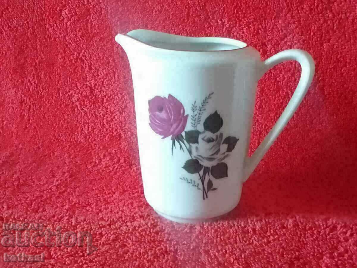 Old porcelain small jug latiera gilt Germany KAHLA Old porcelain small jug latiera gilt Germany KAHLA