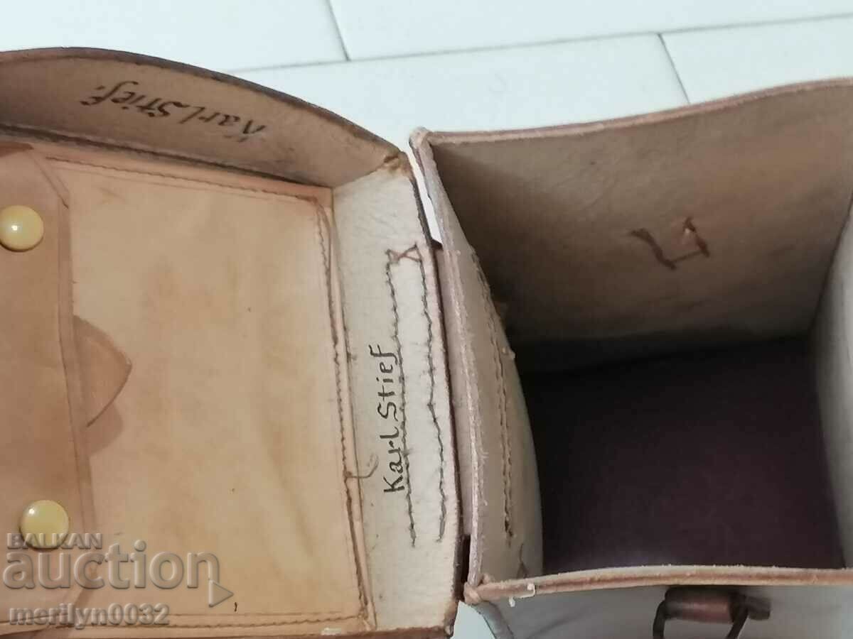 WW2 WW2 Wehrmacht Leather Flap Holster - 6 WW2 WW2 Wehrmacht Leather Flap Holster - 6