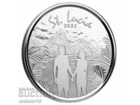 1 oz Silver Eastern Caribbean - St. Lucia 2022