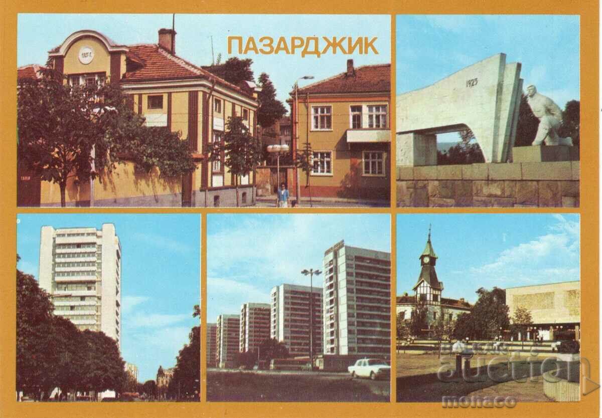 Old postcard - Pazardzhik, Mix
