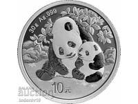 30 g Panda chinezesc argintiu 2024