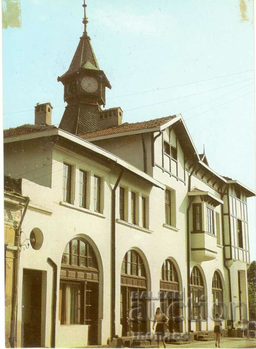 Old postcard - Pazardzhik, House of Friendship