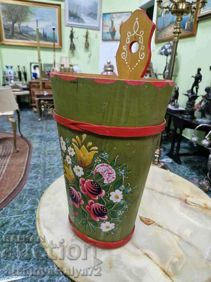 Чудесен антикварен немски дървен чадърник - 5 Чудесен антикварен немски дървен чадърник - 5