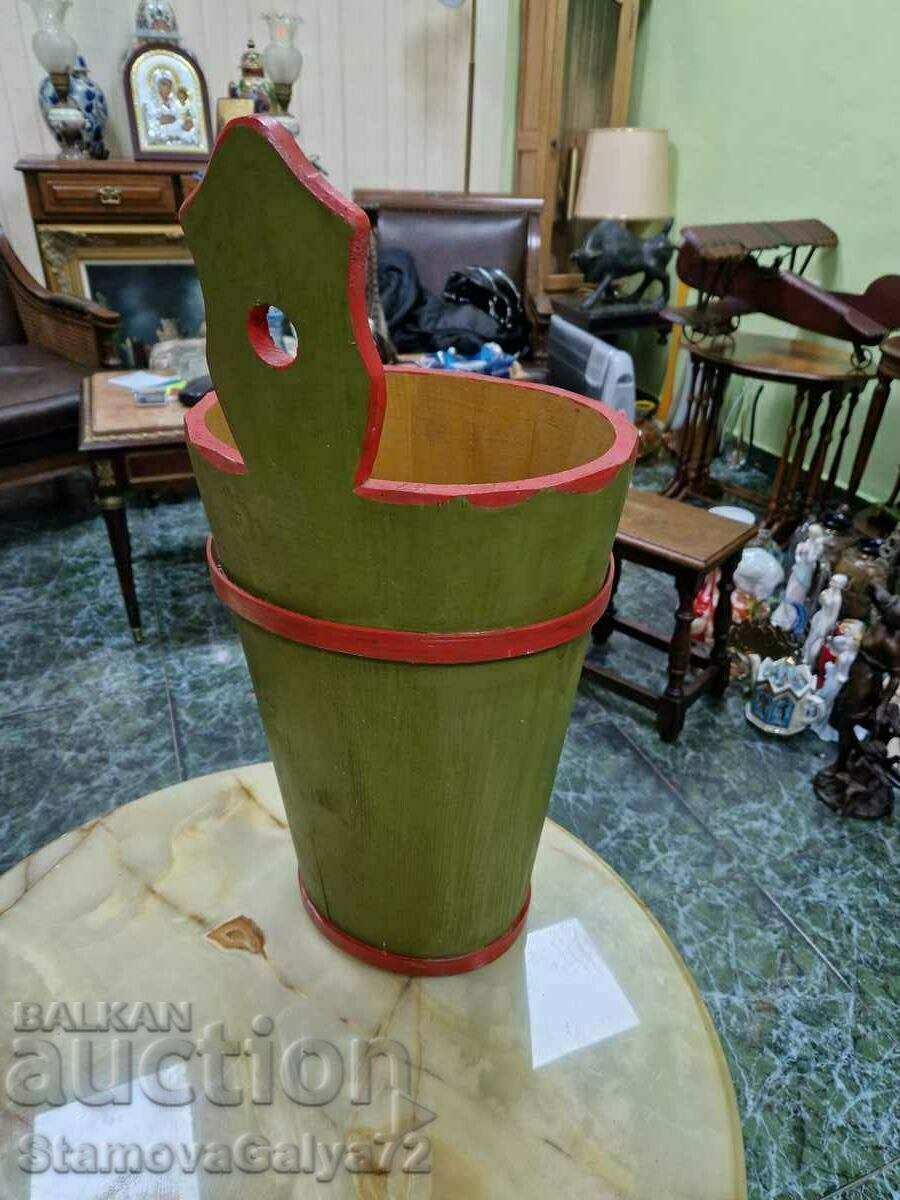 Чудесен антикварен немски дървен чадърник - 6 Чудесен антикварен немски дървен чадърник - 6