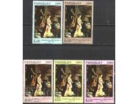 Clear stamps Painting Federico Barocci 1967 from Paraguay