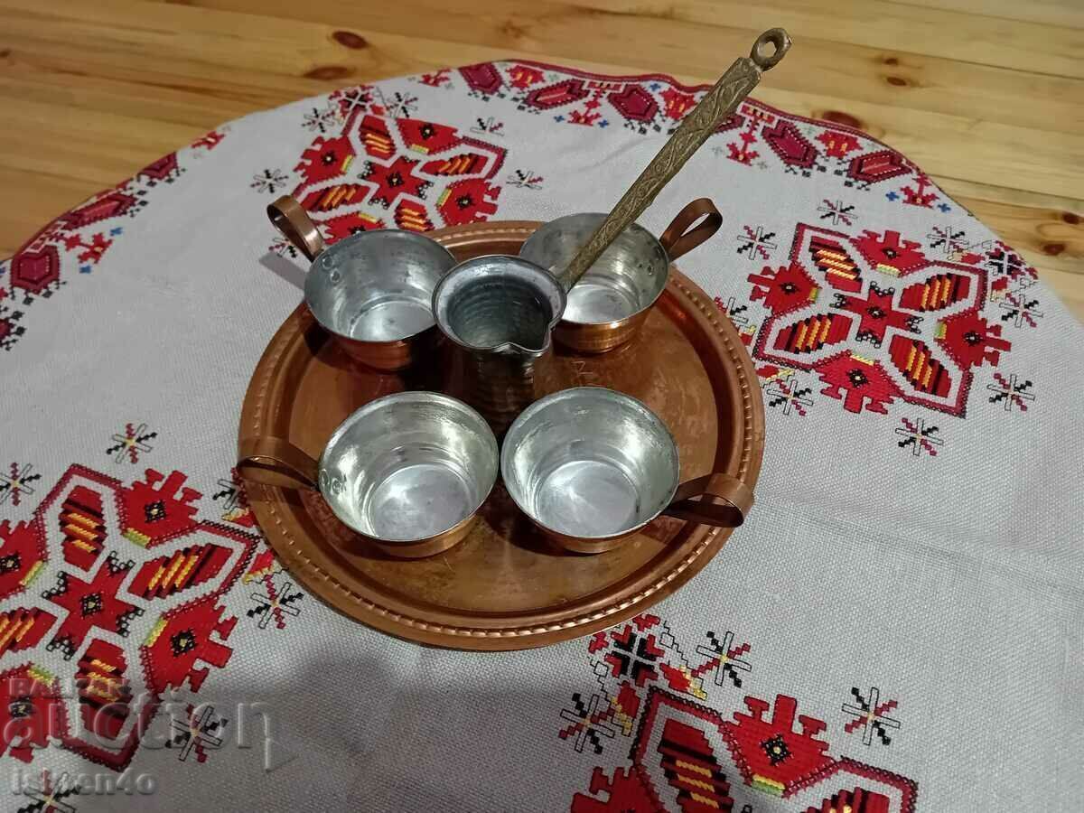 Licitație Serviciu cupru pentru cafea sau coniac incalzit