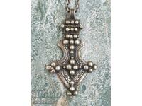 Moroccan Silver Gerdan Cross