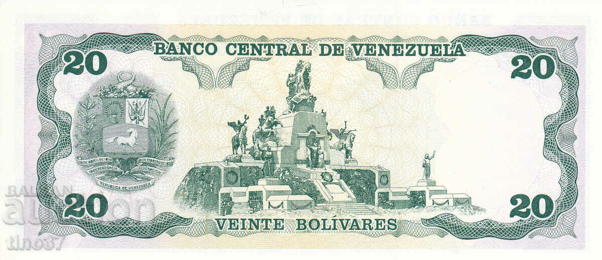 Auction tino37- VENEZUELA - 20 BOLIVARA - 1992 - UNC Auction tino37- VENEZUELA - 20 BOLIVARA - 1992 - UNC