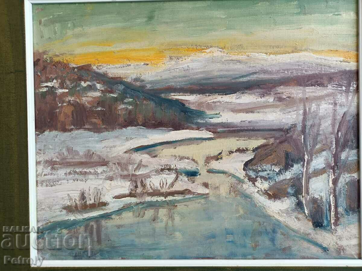 Παλιά ελαιογραφία με τιμή 150.00 BGN | € 76.69