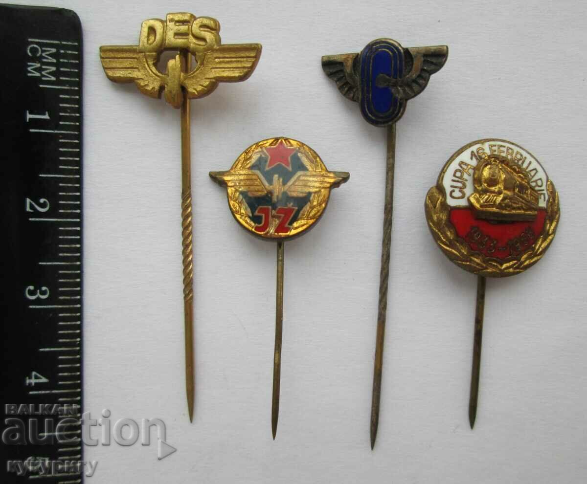 Lot of old railway badges signs railway railways train - 5 Lot of old railway badges signs railway railways train - 5