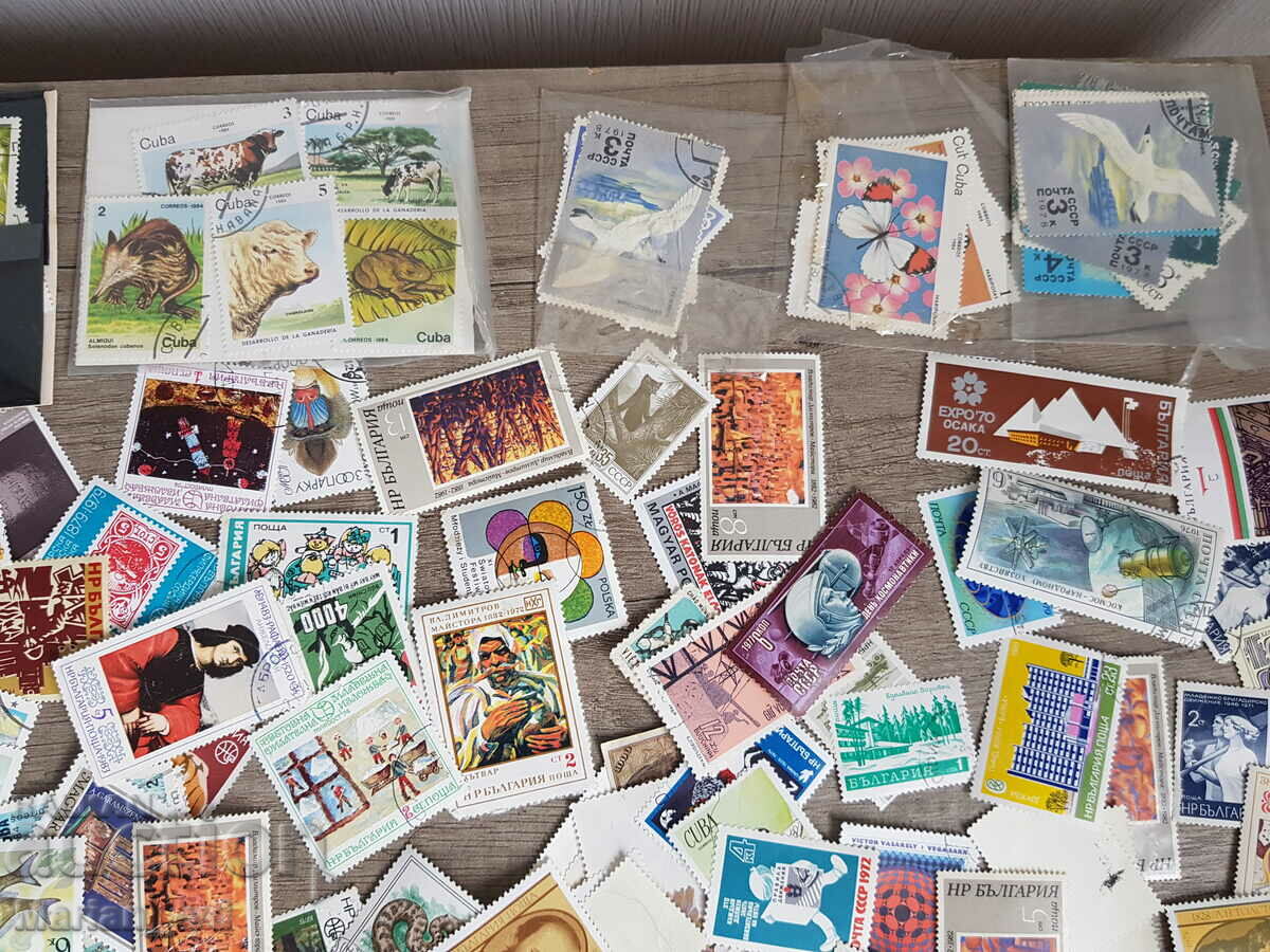 Auction Lot of postage stamps 237 pieces Auction Lot of postage stamps 237 pieces