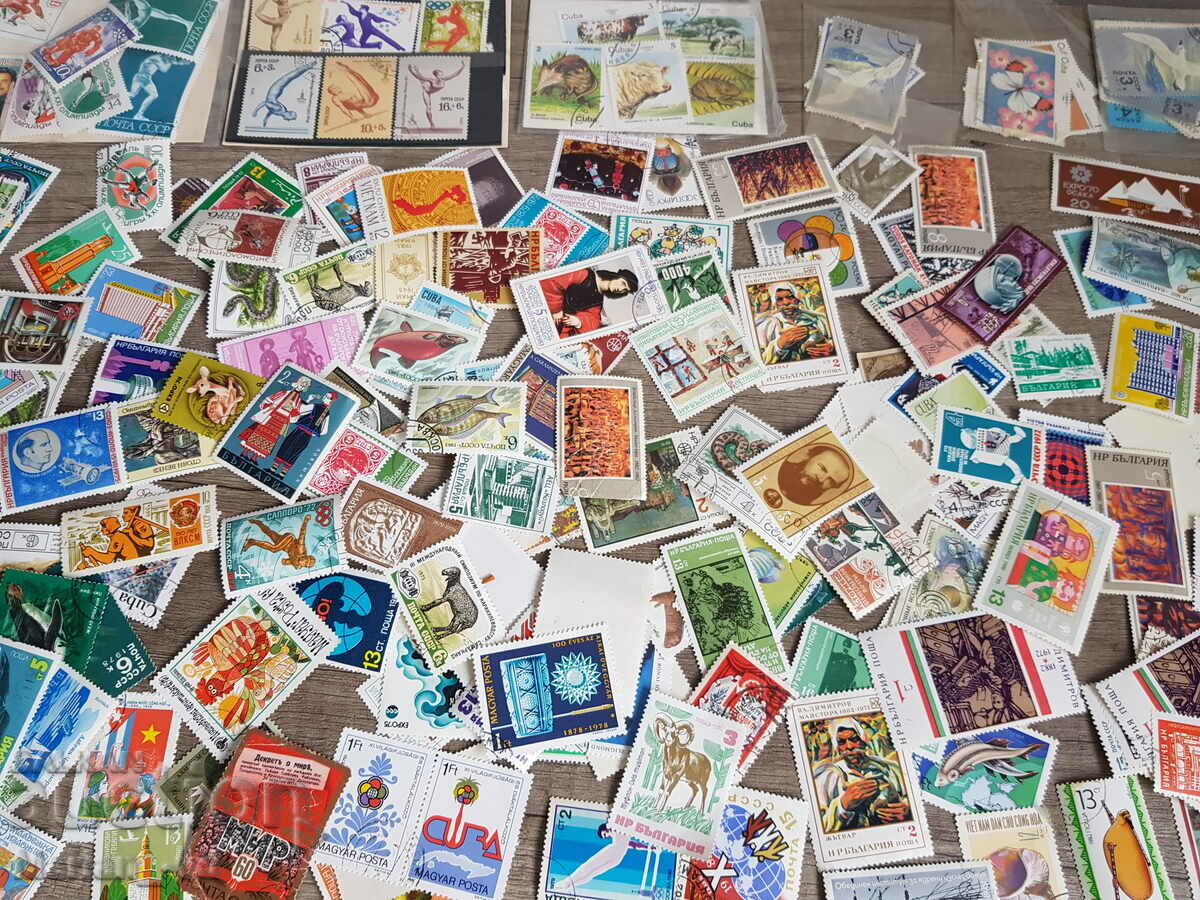 Lot of postage stamps 237 pieces - 6 Lot of postage stamps 237 pieces - 6