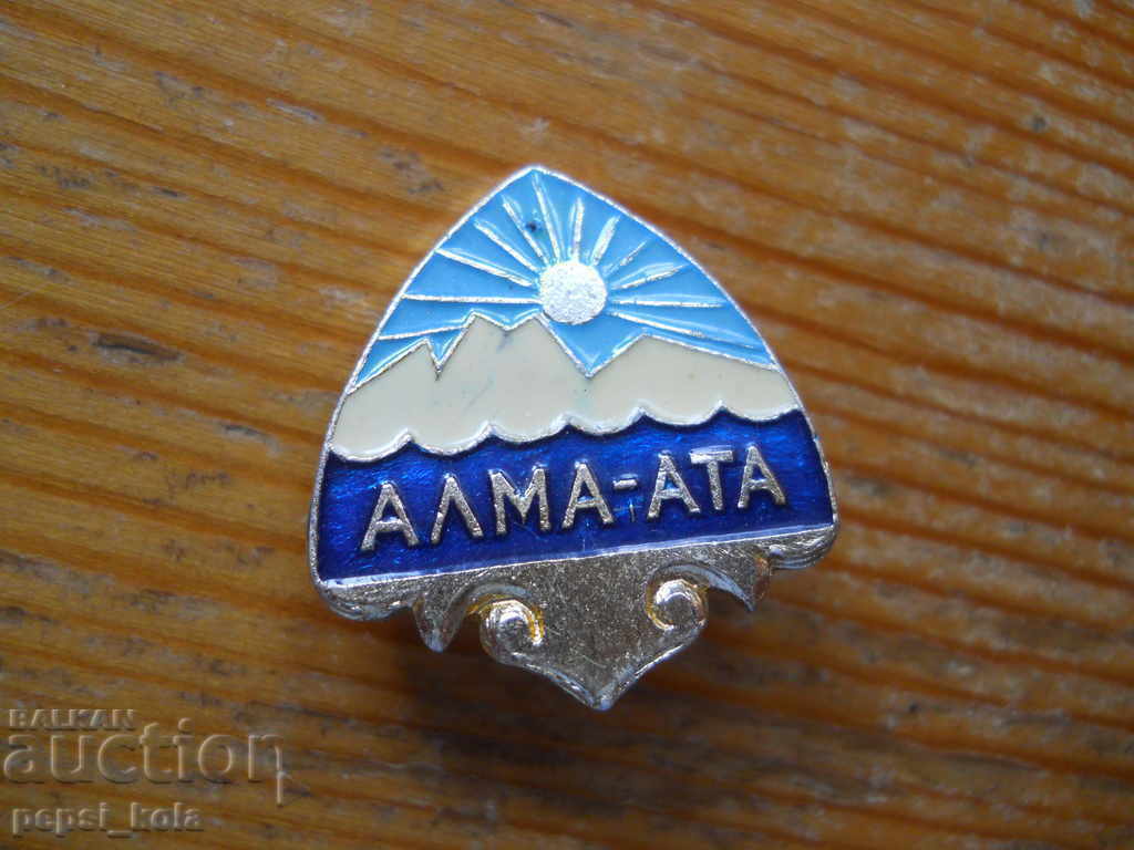badge "Alma Ata" Kazakhstan