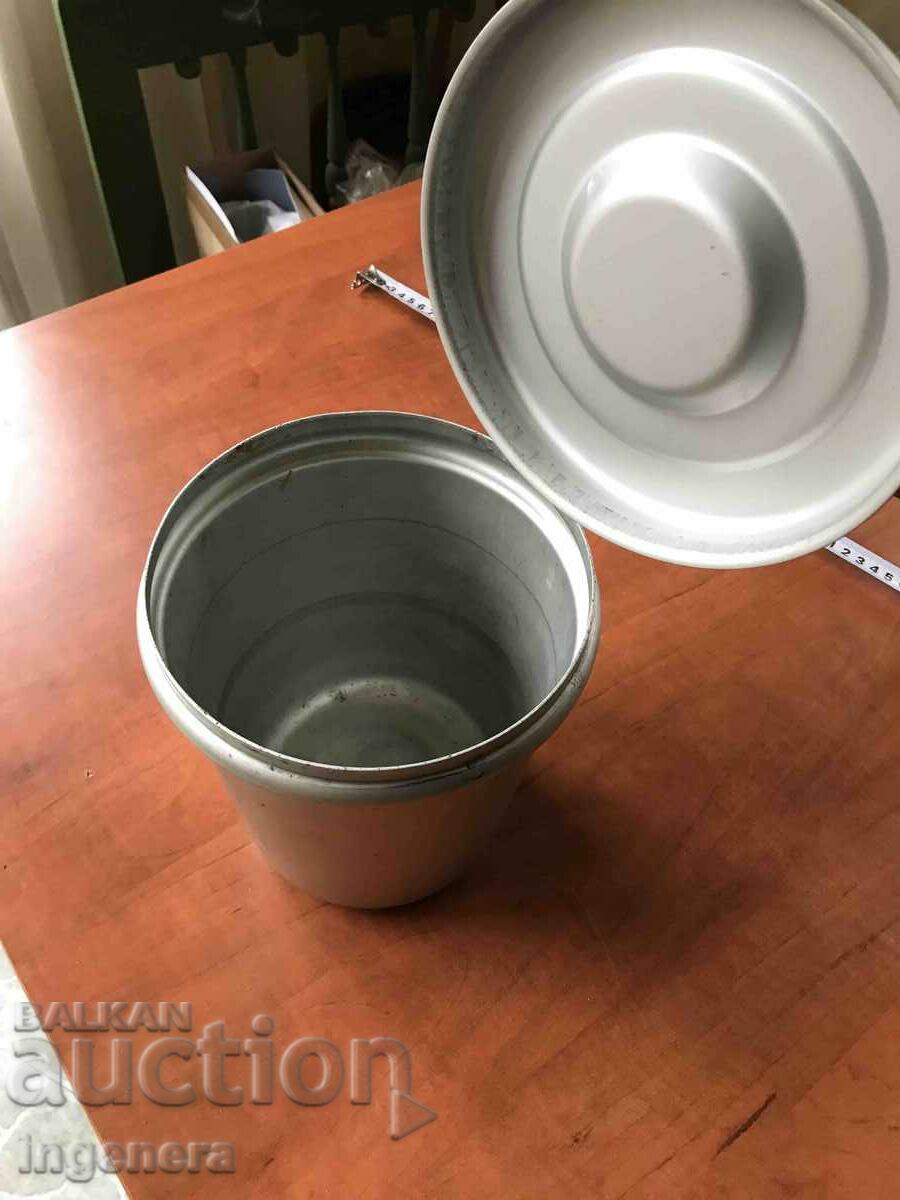 DISH SOLID ALUMINUM BOILER DISHWASHER LID - 5 DISH SOLID ALUMINUM BOILER DISHWASHER LID - 5