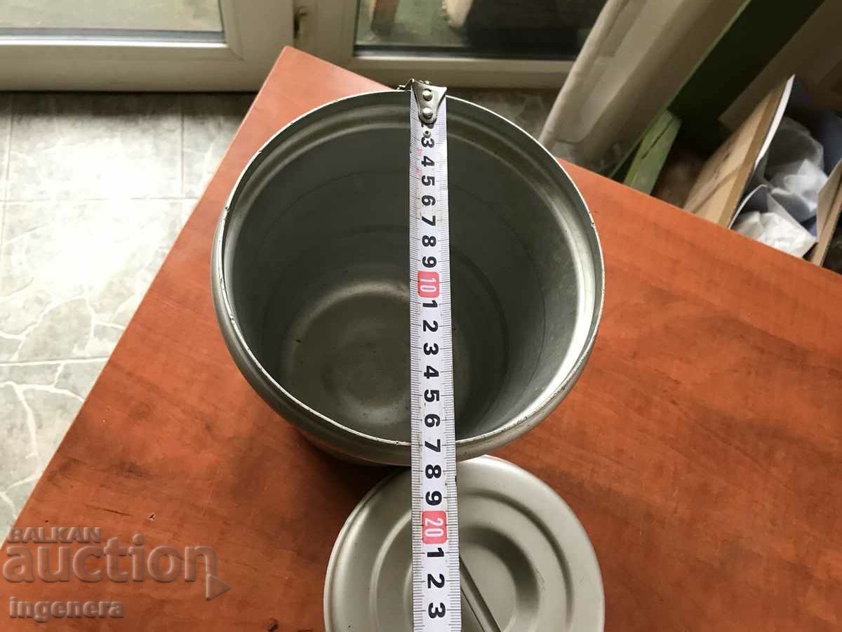 DISH SOLID ALUMINUM BOILER DISHWASHER LID - 6 DISH SOLID ALUMINUM BOILER DISHWASHER LID - 6