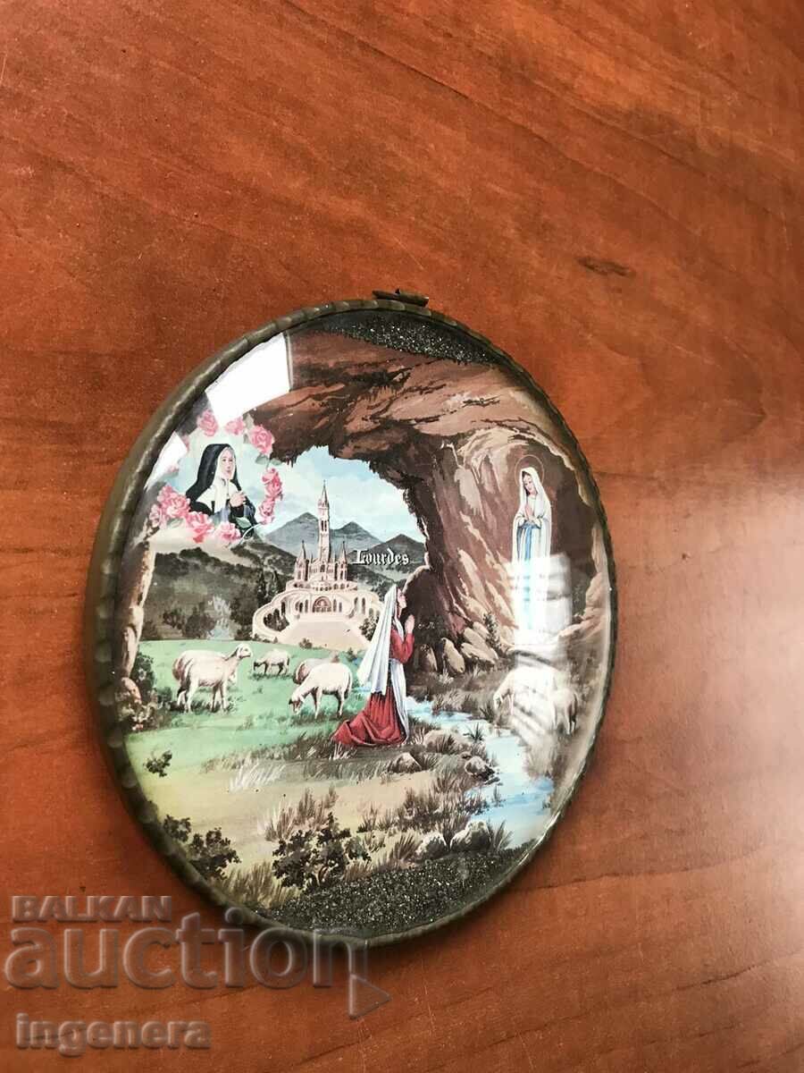 Delivery of WALL PANEL - PRAYER BRASS FITTINGS SPHERICAL GLASS Delivery of WALL PANEL - PRAYER BRASS FITTINGS SPHERICAL GLASS