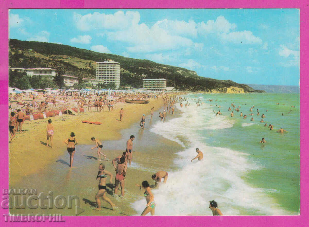 309803 / Златни пясъци Хотели плажът 1973 Фотоиздат