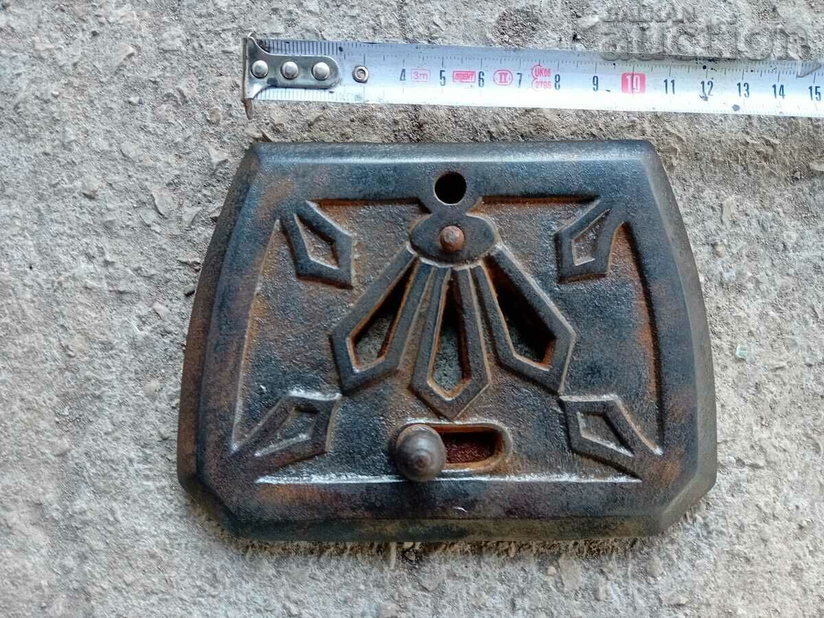 Delivery of an old door from a Jamal fireplace stove Delivery of an old door from a Jamal fireplace stove