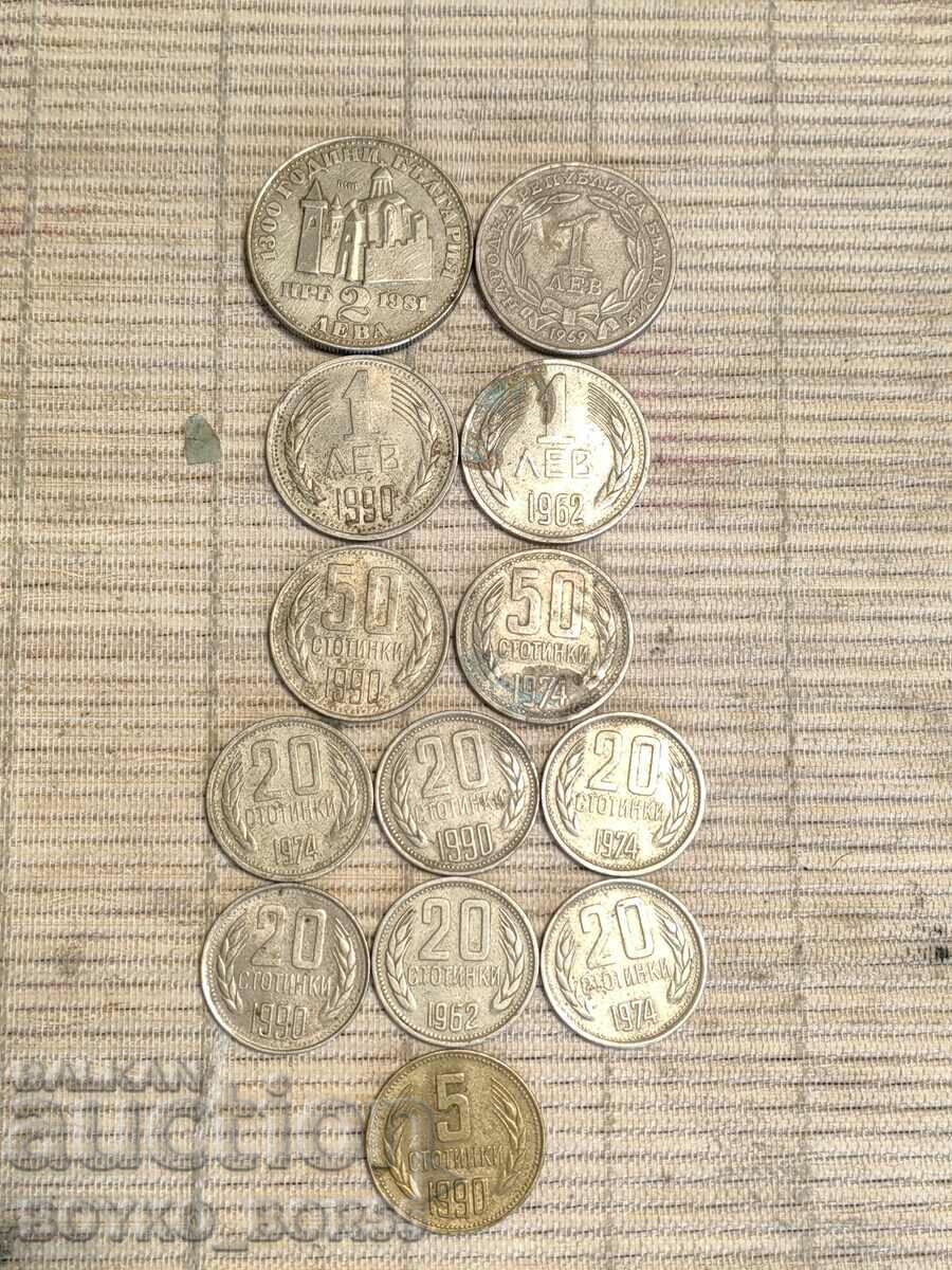 Monede Sociale Bulgare 13 buc.
