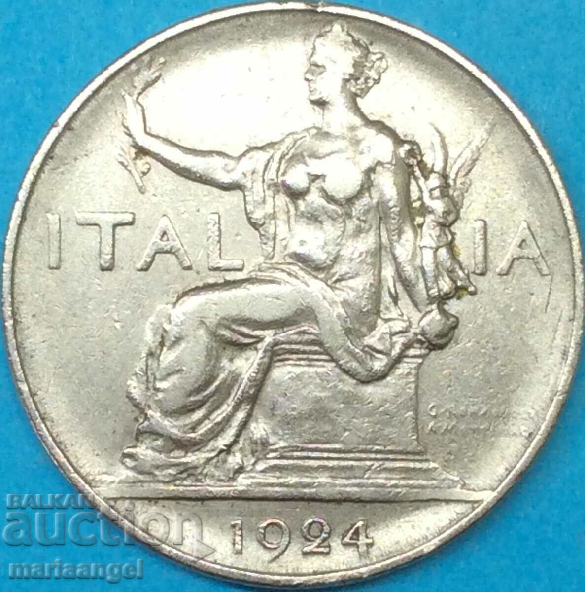 1 Λίρα 1924 Ιταλία